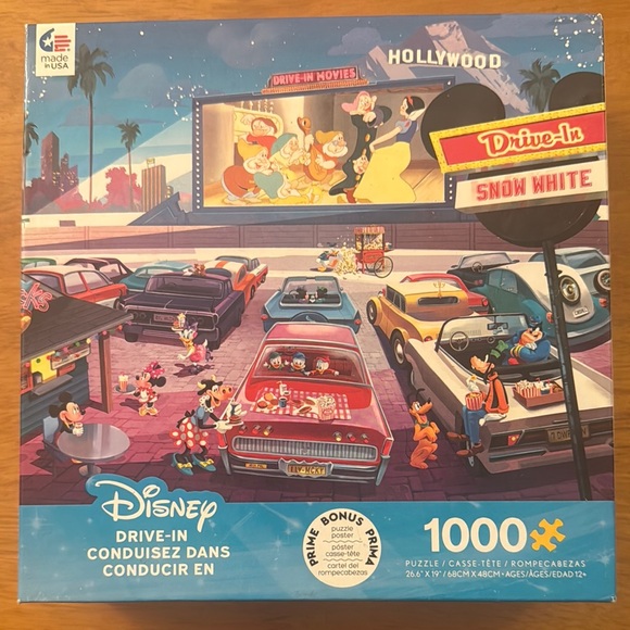 Disney Drive-In Puzzle - Picture 1 of 1
